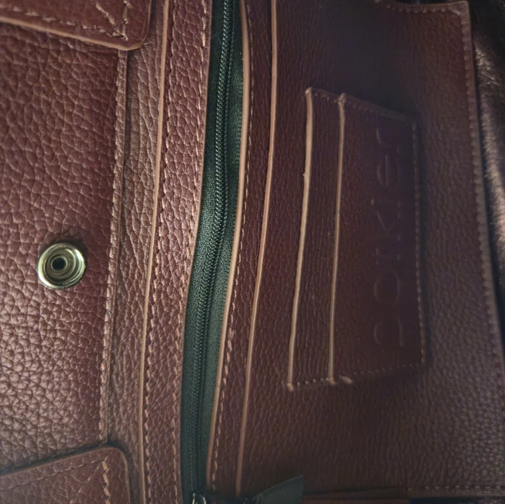 Botkier Bedford Bite Size Structured Leather Handbag Burgundy - Picture 14 of 16